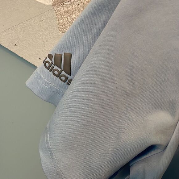 Adidas Light Blue Golf Polo Shirt - L - Picture 6 of 7